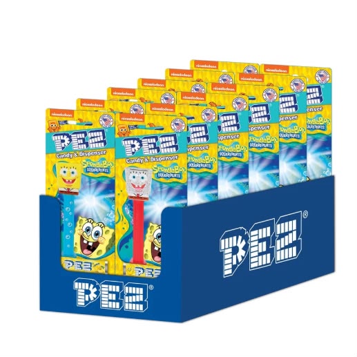 Spongebob PEZ Assorted  12 Count
