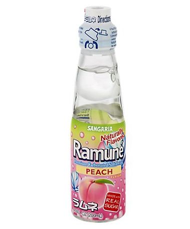 Craft Glass Soda | Japan Ramune Peach Soda 18 Count