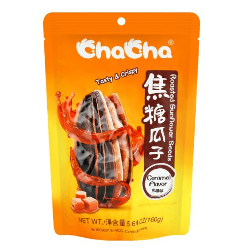 Exotic ChaCha Caramel Flavor Sunflower Seeds 6 Count