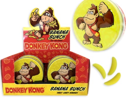 Nintendo Donkey Kong Banana Bunch Tin 12 Count