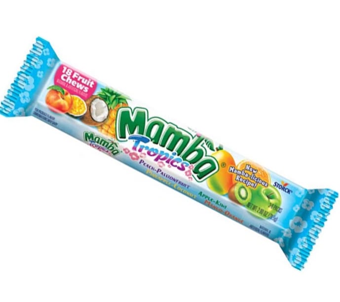 Mamba Fruit Chews Stick - Tropics 24 Count