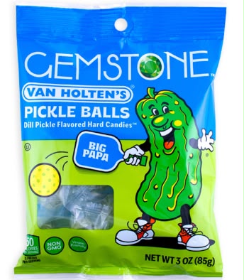 Van Holten's Big Papa Pickle Balls Candy 12 Count
