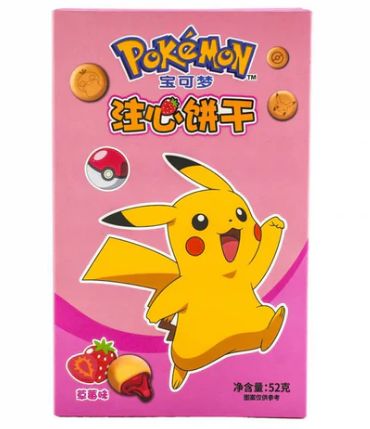 Exotic Pokemon Strawberry Cookies 12 count