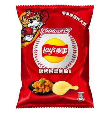 Lay's Pepper Salt Grilled Squid 12 Count