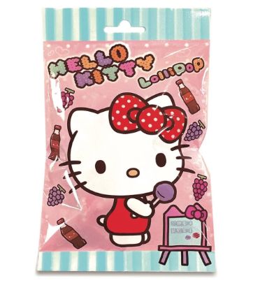 Exotic Hello Kitty Lollipop Cola/Grape Flavor 10 Count