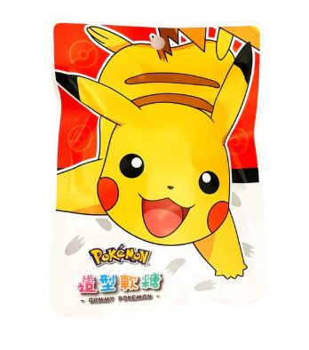 Exotic Pokemon Shaped Gummy Strawberry Flavor 12 count