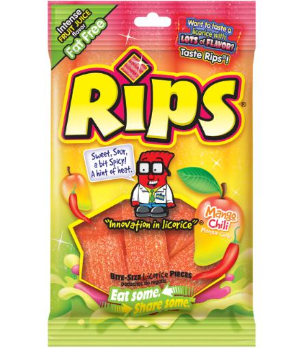 Rips Bites Mango Chili 12 Count