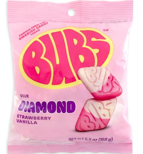 Exotic Bubs Sour Diamond Strawberry Vanilla 16 Count