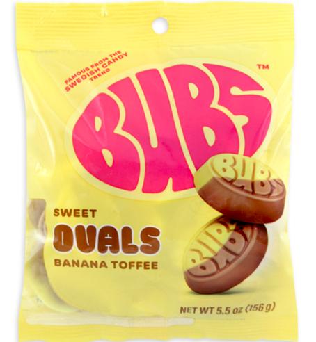 Exotic Bubs Sweet Ovals Banana Toffee 16 Count