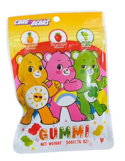 Exotic Care Bears Shaped Gummi - Fruit Flavor 20 Count