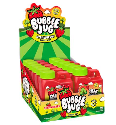 Iconic Candy - Bubble Jug Strawberry Gum 12 Count
