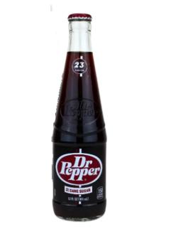 Mexican Glass Soda Dr. Pepper  24 Count