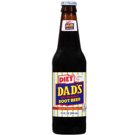 Craft Glass Soda | Dads Diet Root Beer Soda 24 Count