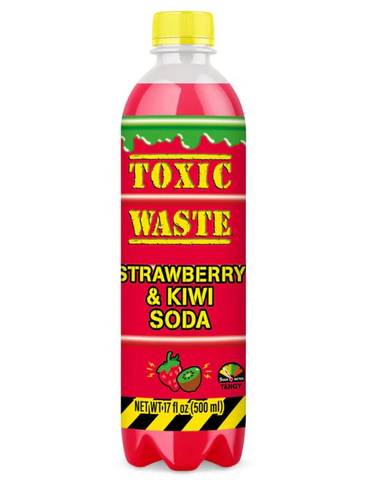 Toxic Waste: Sour Strawberry & Kiwi Soda  12 Count