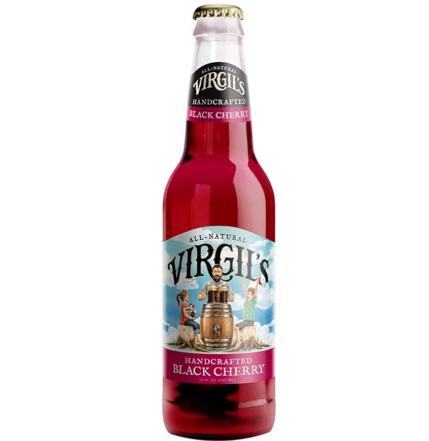 Craft Glass Soda | Virgil's Black Cherry Soda  24 Count