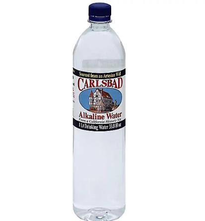 Carlsbad Alkaline Water 1 Liter 12 Count