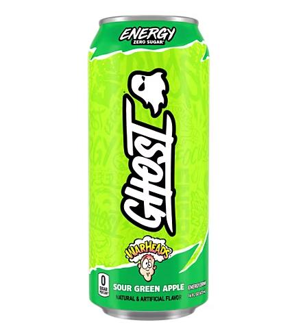 Ghost Energy: Warheads Green Apple 12 Count
