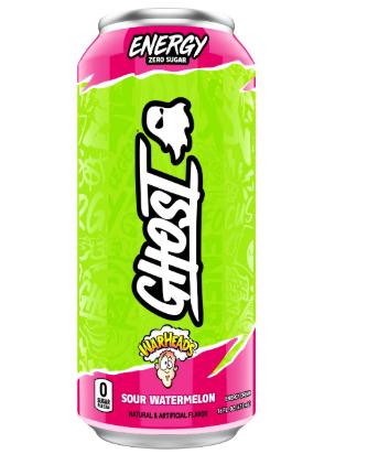 Ghost Energy: Warheads Watermelon 12 Count