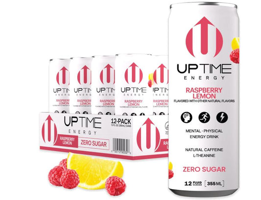 Uptime Energy: Raspberry Lemon Zero Sugar 12 Count