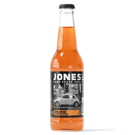 Craft Glass Soda | Jones Orange & Cream Sugar Soda 24 Count