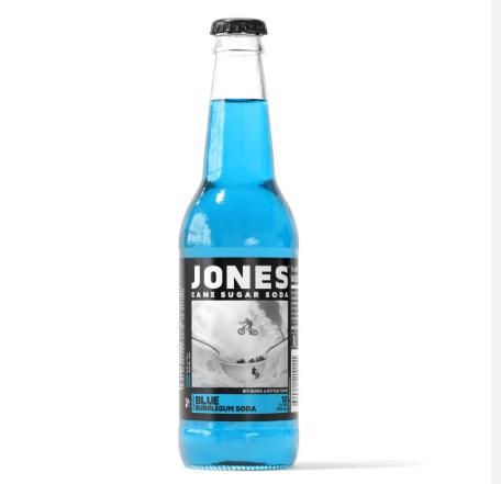 Craft Glass Soda | Jones Blue Bubblegum Soda 24 Count