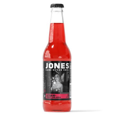 Craft Glass Soda | Jones Strawberry Lime Soda 24 Count