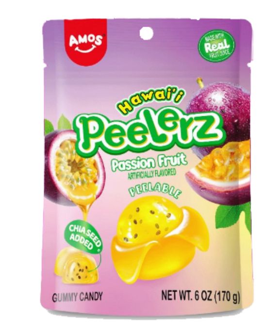 Peelerz Gummy Passion Fruit 12 Count