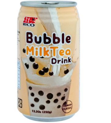 Rico Bubble Tea W/ Tapioca - Milk 24 Count