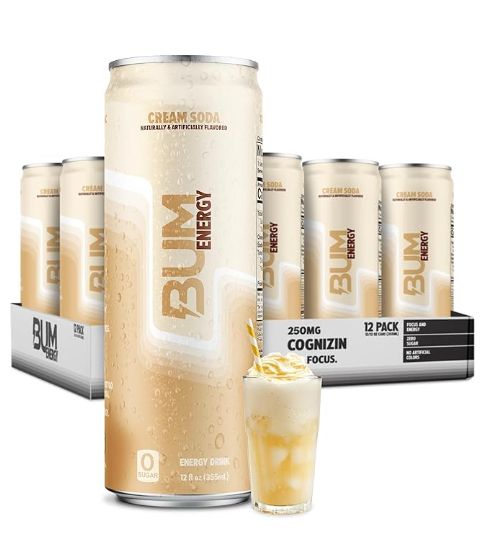 Bum Energy Cream Soda 12 Count