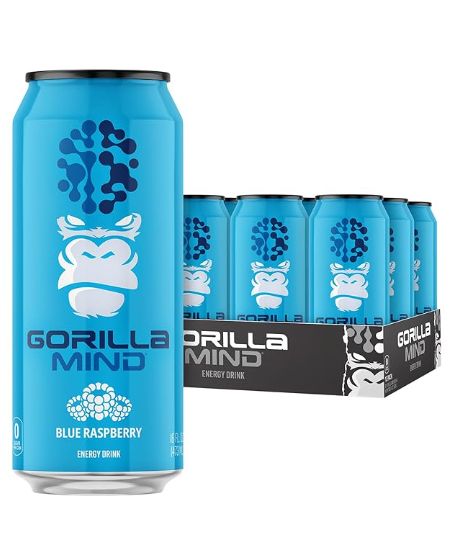 Gorilla Mind Energy Blue Raspberry 12 Count