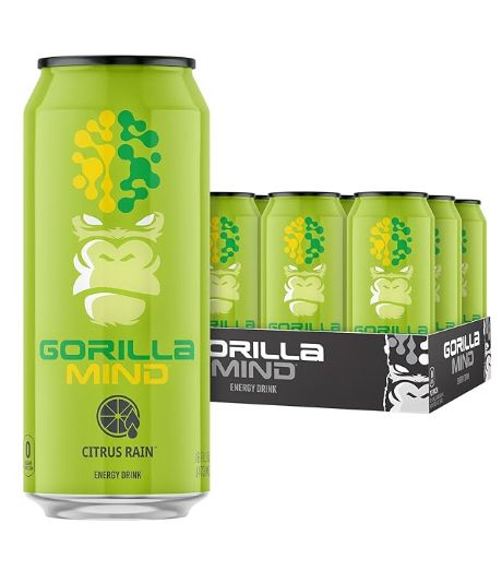Gorilla Mind Energy Citrus Rain 12 Count