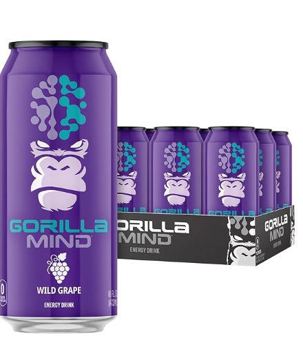 Gorilla Mind Energy Wild Grape 12 Count