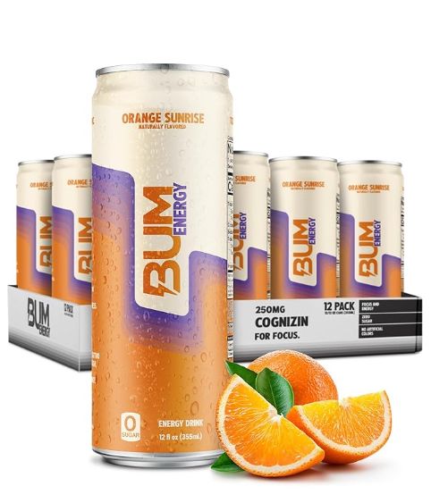 Bum Energy Orange Sunrise 12 Count