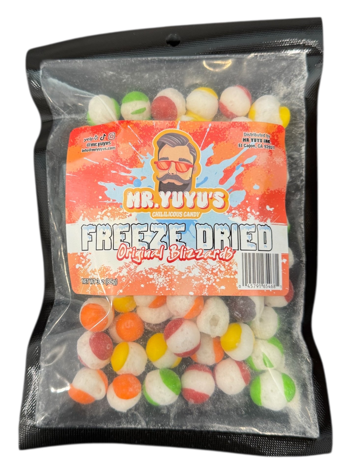 Mr. YuYu's Freeze Dried Original Blizzards 12 count