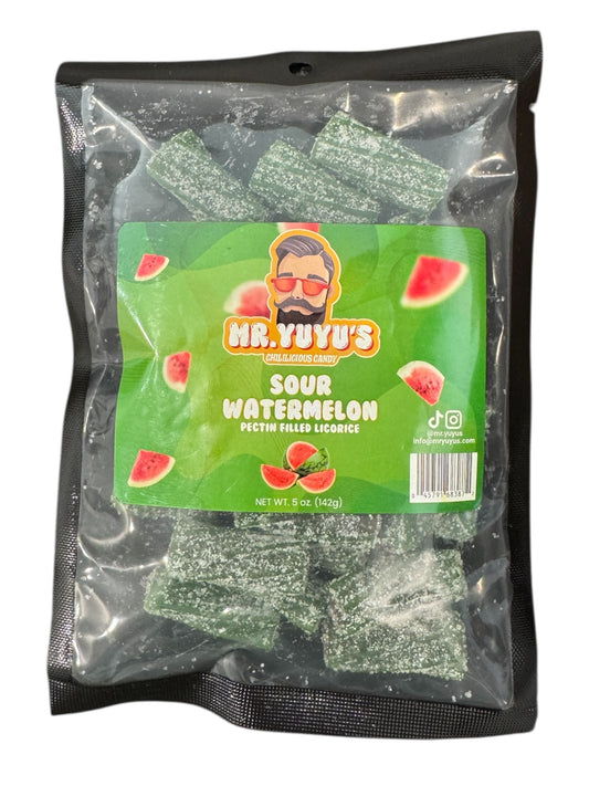 Mr. YuYu's Sour Watermelon Licorice 6 count