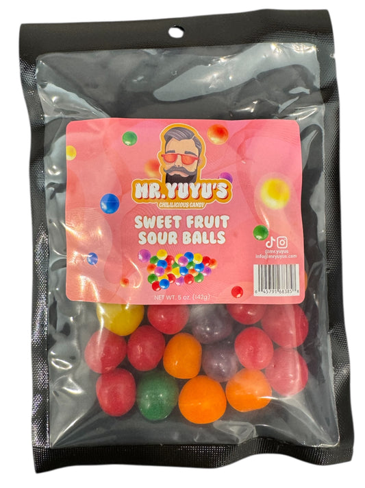 Mr. YuYu's Sweet Fruit Sour Balls 6 count