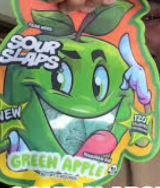 Sour Slaps Green Apple 12 count