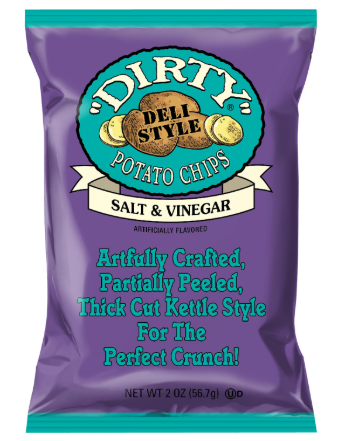 Dirty Chips Salt & Vinegar 25 count