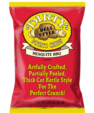 Dirty Chips Mesquite BBQ 25 count