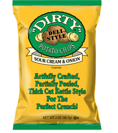 Dirty Chips Sour Cream & Onion 25 count