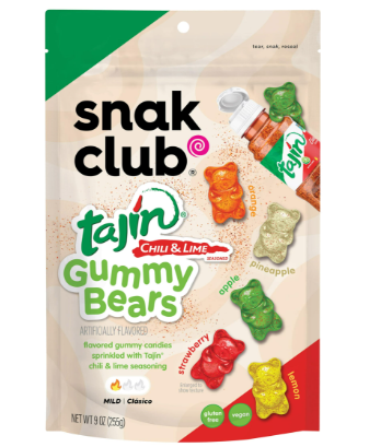 Snak Club Tajin Gummy Bears 12 count