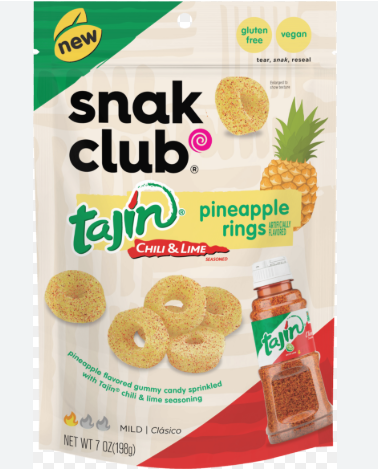 Snak Club Tajin Pineapple Rings 12 count