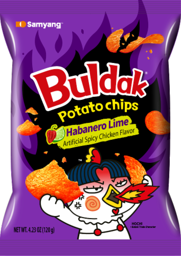 Samyang Buldak Potato Chips Habanero Lime 12 count