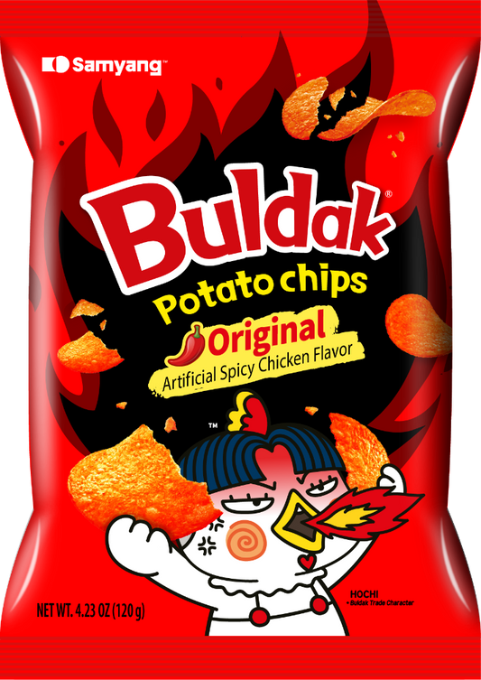 Samyang Buldak Potato Chips Original 12 count