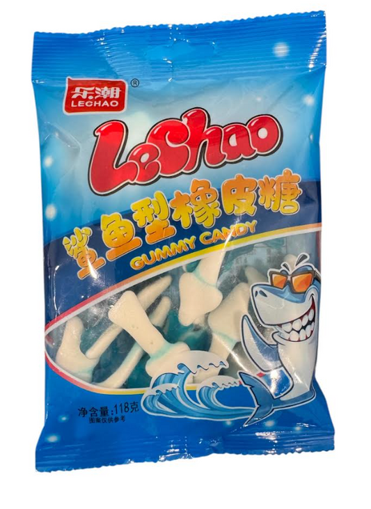 LeChao shark Shaped Gummy Candy 12 count