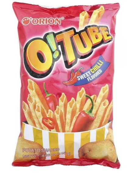 O! Tube Chips Sweet Chili 12 count