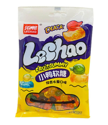 LeChao Duck Shaped Gummy Candy 12 Count