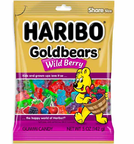 Haribo GoldBears Wild Berry 12 Count
