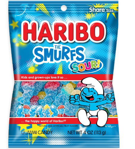 Haribo Sour Smurfs 12 Count