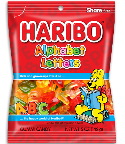 Haribo Alphabet Letters 12 Count